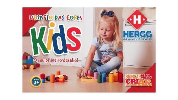 Passa Cores Brinquedo Educativo de Madeira - Jogo e Desafio das