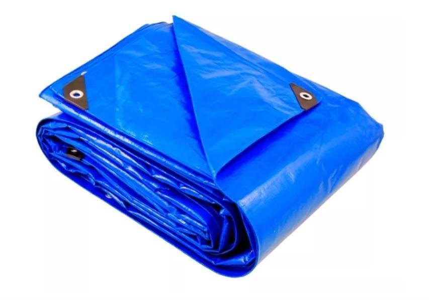 Lona Leve 4x4 Azul Reforçada Impermeável Multiuso Piscina, - 1