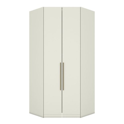 Guarda Roupa Roupeiro De Canto Módulo 02 Portas Seletto MC05 Closet Areia Henn