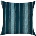 Ver imagem 3 de Kit 4 Capas de Almofadas Listras Verde Escuro e Textura Verde Claro 45x45cm