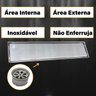 Ralo Linear Embralumi Oculto Invisível Piso Aço Inox 30x9cm - 3