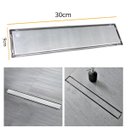 Ver imagem 2 de Ralo Linear Embralumi Oculto Invisível Piso Aço Inox 30x9cm