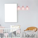 Ver imagem 2 de Luminária Pendente Madeira Nacar 18cm E27 Sala 3 Unidades:Rosa Claro