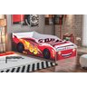 Cama Infantil Carro com Grade Carrinho 155x70 Vermelho - 1