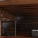 Ver imagem 2 de Rack Ripado para Sala Tv 75 Polegadas Minimalista 2 Gavetas Madeira Castanho Adamo Idimex