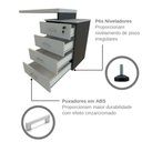 Ver mais imagens de Escrivaninha para Escritório e Home Office com 4 Gavetas