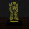Luminária Led 3D Power Rangers Megazord 16 Cores - 1
