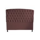 Ver imagem 2 de Kit Dubaí Cabeceira de Cama Box Casal e Recamier Baú Solteiro 90 Cm Suede Rosê Eli Móveis