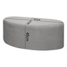Sofá Orgânico Palermo 4 Lugares 210cm + Puff Bouclê - Sofa Store:bouclê Cinza - 6