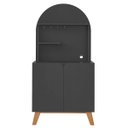 Ver imagem 5 de Cantinho do Café Viena com 2 Portas e Suporte Preto/cinamomo