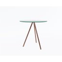 Ver imagem 2 de Mesa Lateral Gabriela Cobre Tampo de Vidro