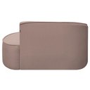 Ver imagem 4 de Kit Divã Recamier Orgânico Marrocos 150cm Lado Direito e 1 Poltronas Amore Linho Rose