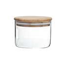 Ver imagem 1 de Pote Hermético Vidro Boro C- Tampa de Bambu 370ml Mimo Style