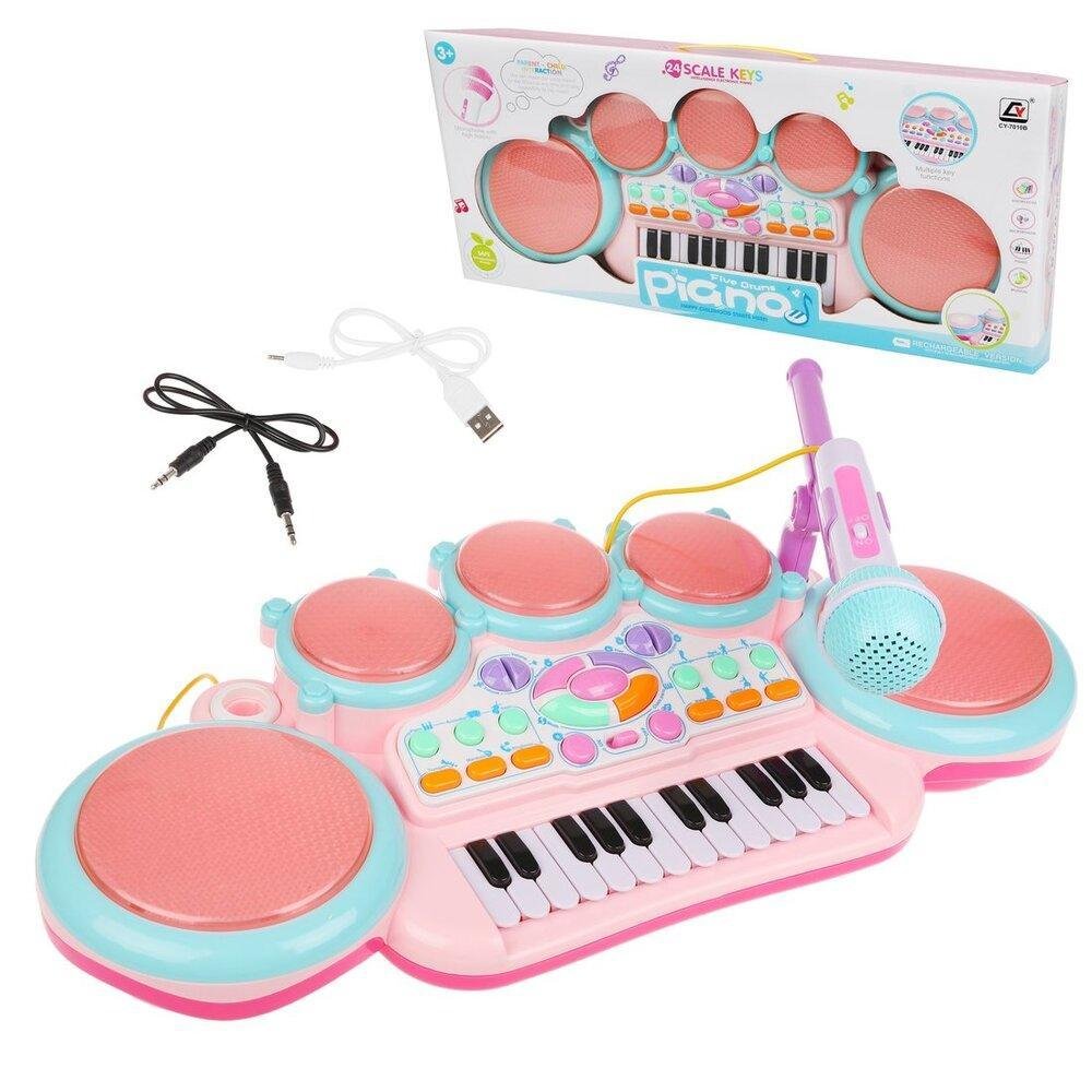 Teclado Musical Infantil - Brinquedo Educativo Piano, órgão