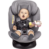 Cadeirinha de Carro Passear Baby L'única Isofix 360 0-36kg Cinza - 1