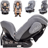 Cadeirinha de Carro Passear Baby L'única Isofix 360 0-36kg Cinza - 3