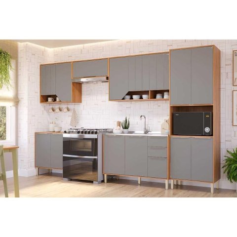 Kit Modulado Mgm 6 Peças Celeste C6p135 Cinamomo/platina