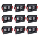 Ver imagem 1 de 9 Spot Duplo Mini Embutido Led Downlightrecuado 3000k Bet56
