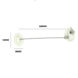 Tranca Com Chave Para Porta Janela Gaveta Geladeira Criança - 4