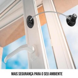 Tranca Com Chave Para Porta Janela Gaveta Geladeira Criança - 5