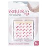 Kit com 12 Protetor de Canto Quina Móveis Mesa Silicone Segurança Infantil Bebê Criança - 5