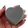 Kit Com 12 Unids Forminha Para Cupcake Muffin Bolinho Coração Silicone Cozinha - 7