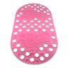 Tapete para Box Banheiro Antiderrapante com Ventosa Banho Seguro Criança Bebê Chuveiro Rosa - 2