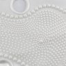 Tapete para Box Banheiro Antiderrapante com Ventosa Banho Seguro Criança Bebê Chuveiro Branco - 7