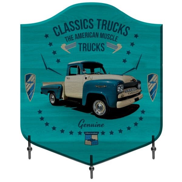 Cabideiro Madeira GM Classic Trucks FD - 1