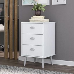 Gaveteiro com 3 Gavetas - Branco - 1