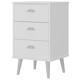 Gaveteiro com 3 Gavetas - Branco - 4