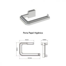 Kit Banheiro Plast/4 Peças Cromado - 3