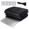 Anti pássaro pesado proteger rede jardim cerca e culturas de proteção esgrima malha anti pá - 2x6m - - 1