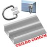 Cortina 4 Mts Voal Sala Quarto para Trilho Comum Barata Rosa - 2