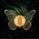 Ver imagem 2 de Arandela Borboleta Dourada Led 8W 3000K Bivolt PARIS LUZ
