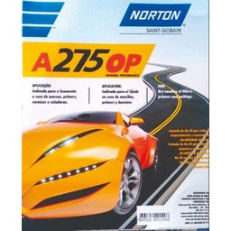 Lixa Norton Seca Champagne Nofil A275 Gr 80 C/50 Folhas - 3