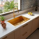 Ver imagem 3 de Kit Cuba Gourmet Cozinha 50x40 Inox 304 com Torneira 2 Saídas Misturador Brinovar