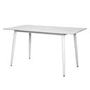 Ver imagem 1 de Mesa de Jantar Polar 4 Lugares Retangular Tampo Cerâmica Branco Waw Design