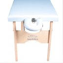 Ver imagem 3 de Maca Reclinável com Orifício Madeira 200kg - Branco