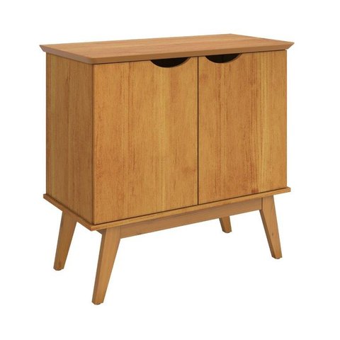 Buffet / Balcão Pr 2 Portas Estilo Retrô Cor Cinamomo