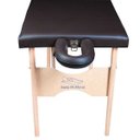 Ver imagem 3 de Maca Reclinável com Orifício Madeira 200kg - Marrom