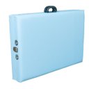 Ver imagem 5 de Maca Portátil com orifício Madeira 200kg - Azul Claro