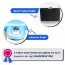Ver imagem 2 de Maca Portátil com orifício Madeira 200kg - Azul Claro