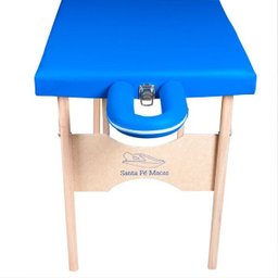 Maca Portátil com orifício Madeira 200kg - Azul Royal - 3