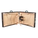 Ver imagem 4 de Maca Portátil com Orifício Madeira 200kg - Marrom