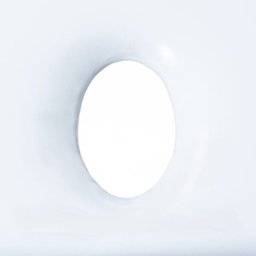 Maca Portátil com orifício - Branco - 5