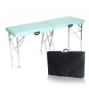 Ver imagem 1 de Maca Portátil com orifício - Verde claro