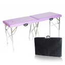 Ver imagem 1 de Maca Portátil com orifício - Lilás Claro