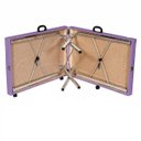 Ver imagem 3 de Maca Portátil com orifício - Lilás Claro