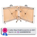 Ver imagem 2 de Maca Profissional Orifício 300kg - Branco